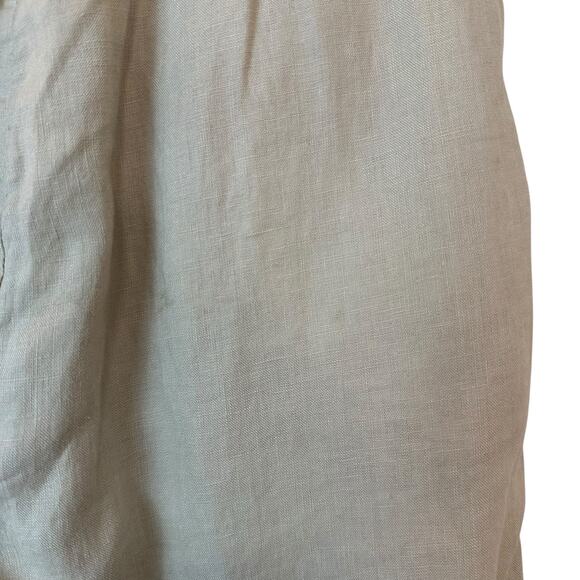 Quince European Linen Pull on Pants in Driftwood sz XS Small Spots - Picture 9 of 10